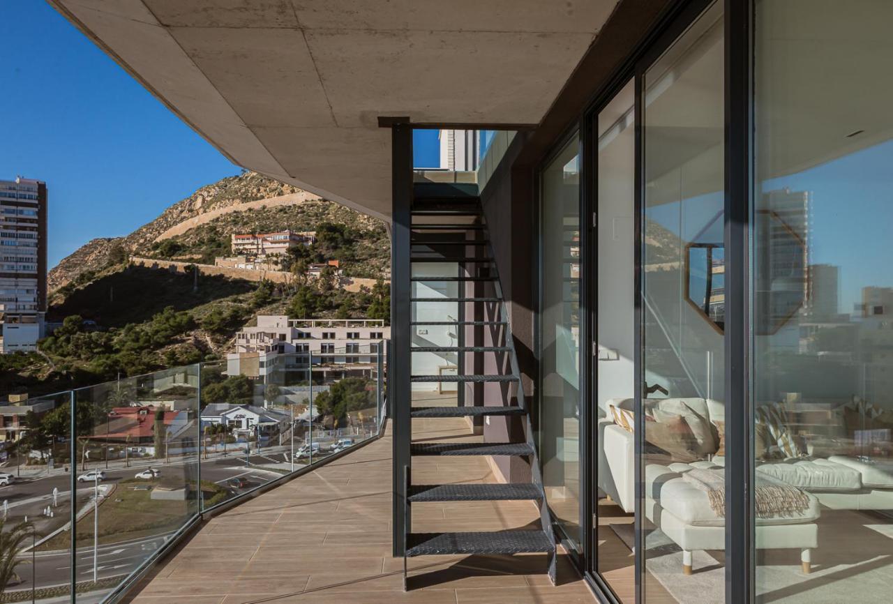 Modern Sea Front Jacuzzi Blue Sky Lejlighed Alicante Eksteriør billede